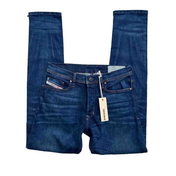Diesel Men Size 26 Tepphar Slim Carrot Jeans $278 RS016 Blue W26 L30 $218 - Picture 1 of 15